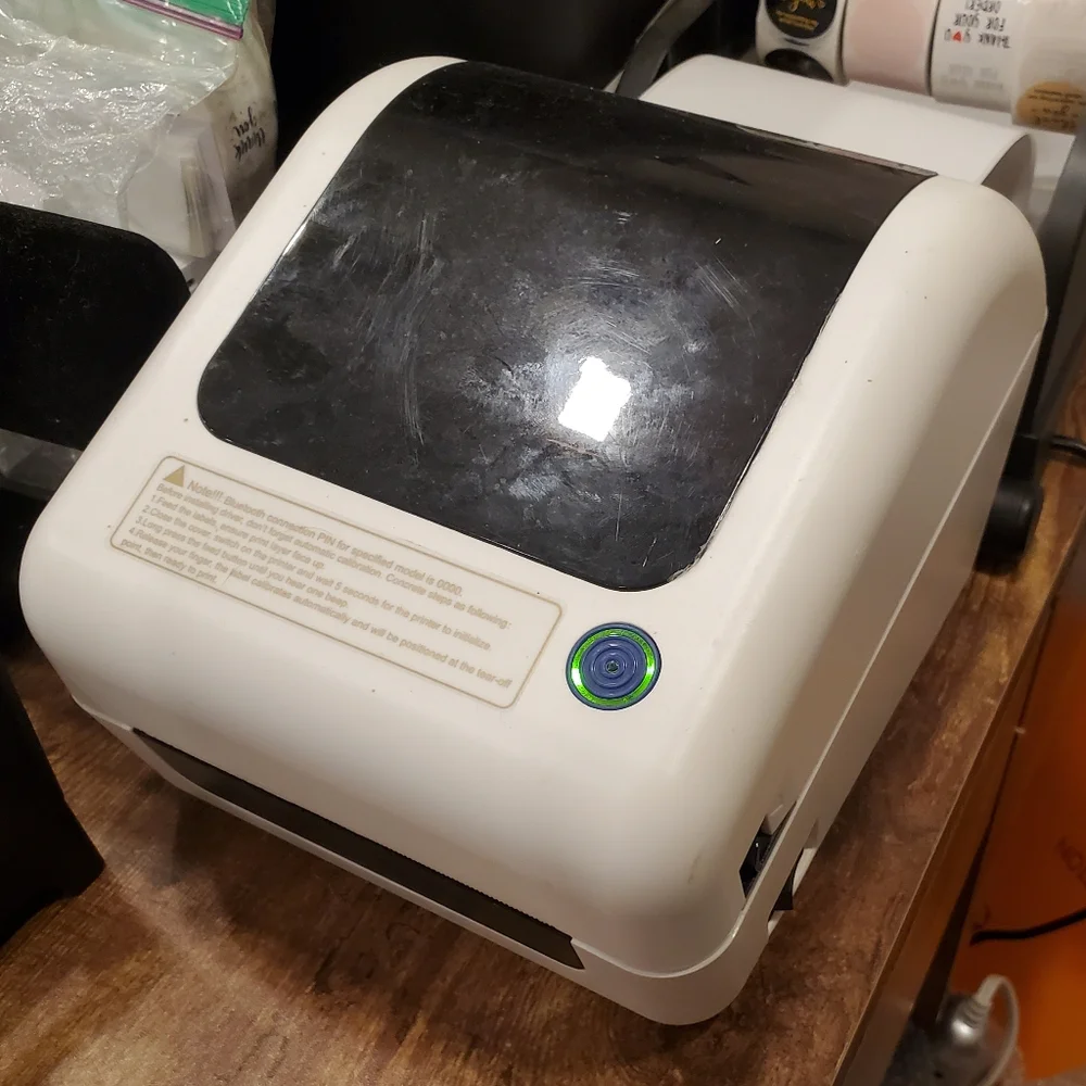 JADENS Thermal Bluetooth Shipping Label Printer, 4×6 Label Printer